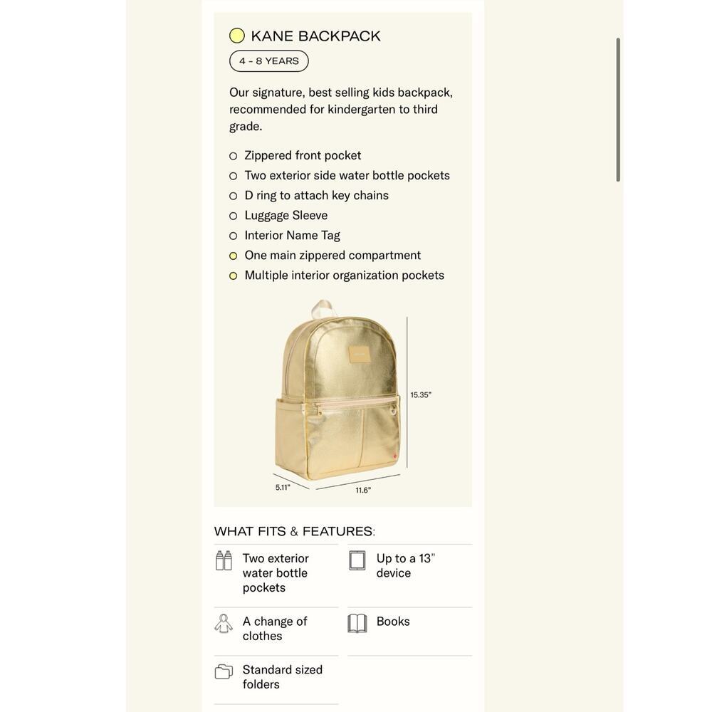 STATE Bags Kane Kids' Travel Backpack Fuzzy Bolt - Picture 14 of 14